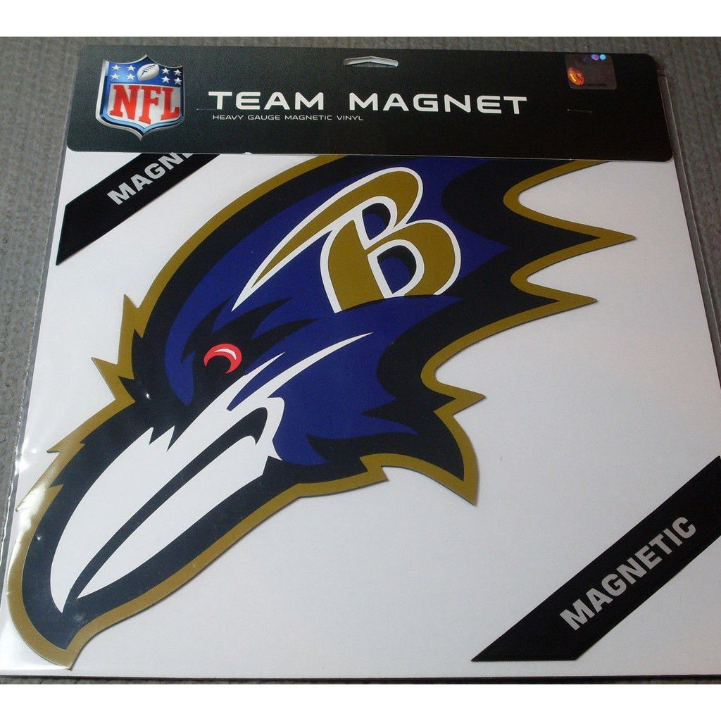 Baltimore Helmet Ravens Logo Type NFL Football Die-cut MAGNET New