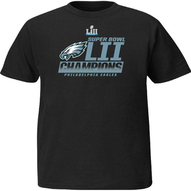 Philadelphia Eagles Youth Super Bowl LII Champs Fanfare T-Shirt Large