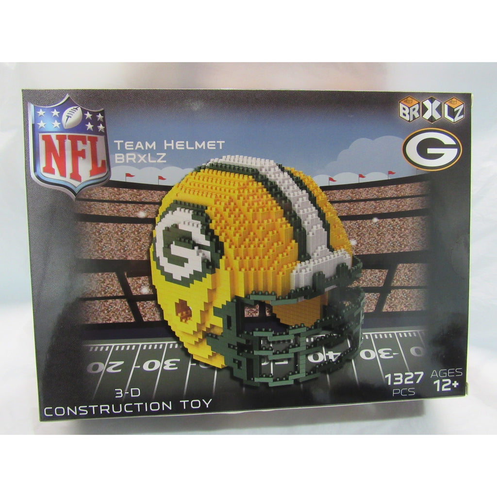 Green Bay Packers 3D Helmet BRXLZ Puzzle 