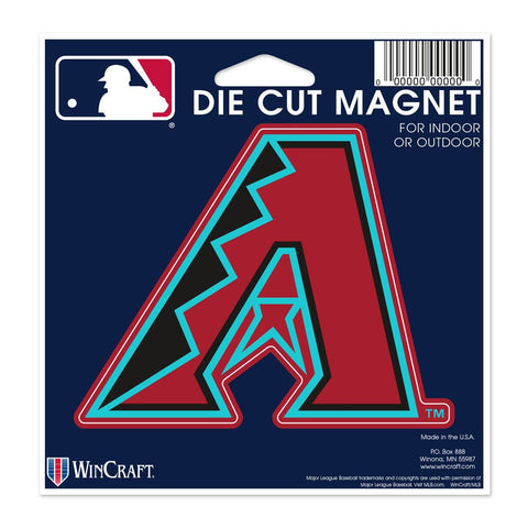 MLB Arizona Diamondbacks Teal 4 inch Auto Die Cut Magnet Logo by WinCraft