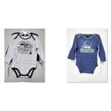 NFL Seattle Seahawks Football Terms 2 pack Bodysuit Long Sleeve Size 18M Gerber