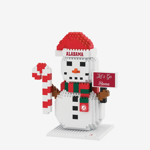 NCAA Alabama Crimson Tide BRXLX Snowman 3-D Puzzle 654 Pieces FOCO