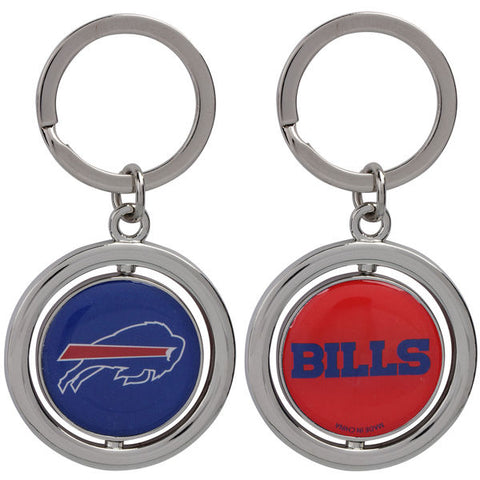 NFL Buffalo Bills Spinning Logo Key Ring Keychain Forever Collectibles