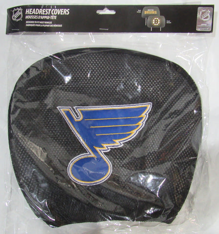 NHL St. Louis Blues Headrest Cover Embroidered Logo Set of 2 by Fanmats