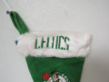 Boston Celtics Embroidered on Green Christmas Stocking w/white Heal n Toe