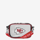 NFL Kansas City Chiefs Stadium Team Stripe Clear Crossbody Bag by FOCO