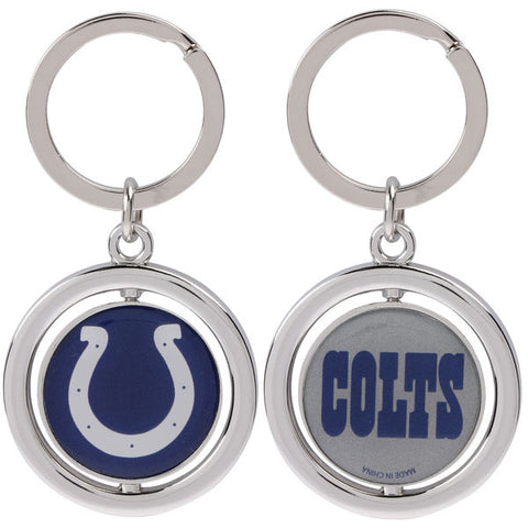 NFL Indianapolis Colts Spinning Logo Key Ring Keychain Forever Collectibles