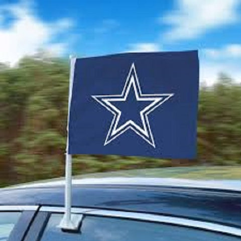 NFL Dallas Cowboys 2-Sided Star Logo on Blue Car Window Flag by Fanmats