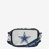 NFL Dallas Cowboys Stadium Team Stripe Clear Crossbody Bag by FOCO