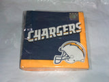 NFL Los Angeles Chargers Sports 6.5" x 6.5" Banquet Party Paper Luncheon Napkins