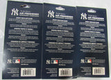 3 New York Yankees Logo On Blue Paper Air Freshener Sporty Fresh