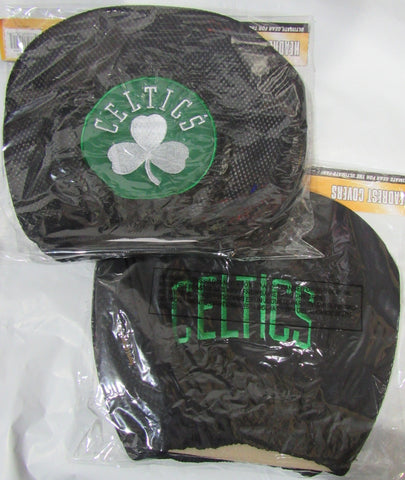 NBA Boston Celtics Embroidered Logo Headrest Covers Set of 2 Team FanMats