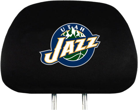 NBA Utah Jazz Embroidered Logo Headrest Covers Set of 2 by Team Promark