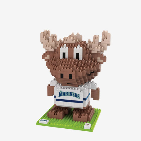 MLB Seattle Mariners Mariner Moose Team Mascot BRXLZ 3-D Puzzle by FOCO