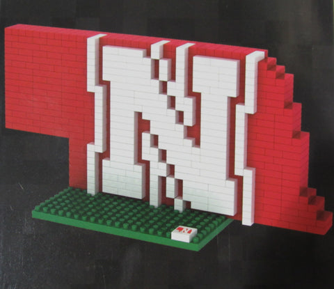 NCAA Nebraska Cornhuskers Logo/Sign BRXLZ 3-D Puzzle 567 pcs by FOCO