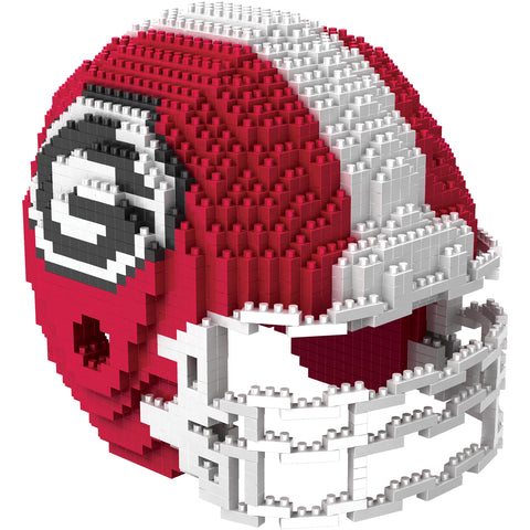 FOCO BRXLZ NCAA Georgia Bulldogs Football Helmet 3-D Construction Toy