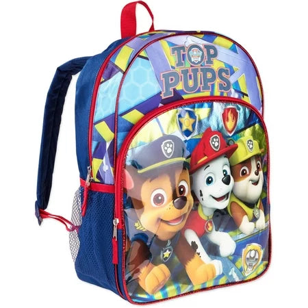 Paw Patrol Top Pups Kids Backpack 16" tall 5" deep Accessory Innovations