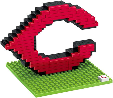 MLB Cincinnati Reds Logo BRXLZ 3-D Puzzle 199 pcs by FOCO