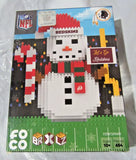 NFL Washington Redskins BRXLX Snowman 3-D Puzzle 654 Pieces FOCO