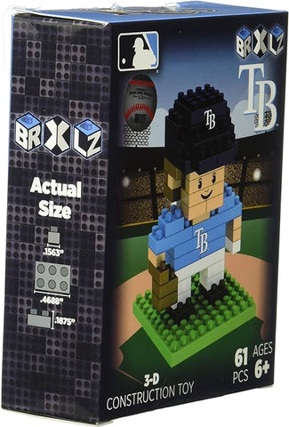 MLB Tampa Bay Rays Team Player Shaped BRXLZ 3-D Puzzle