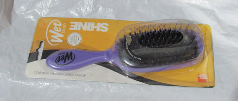 Wet Brush Shine Hair Brush Purple IntelliFlex Mongolian Boar Bristles