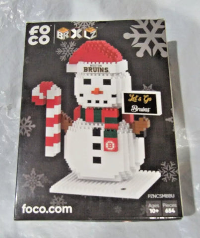 NHL Boston Bruins BRXLX Snowman 3-D Puzzle 654 Pieces FOCO