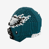 NFL Philadelphia Eagles 3D Toy Puzzle Helmet BRXLZ Building 1342 Pieces by FOCO