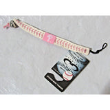 MLB Philadelphia Phillies White w/Pink Stitching Team Baseball Seam Bracelet