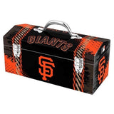 MLB San Francisco Giants 16"x7"x8" Steel Tool Box with Tray by Team ProMark