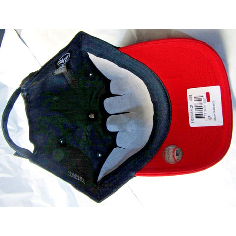 Nwt MLB 47 Brand Clean Up Baseball Hat-Atlanta Braves Home Hat Navy Blue / Red