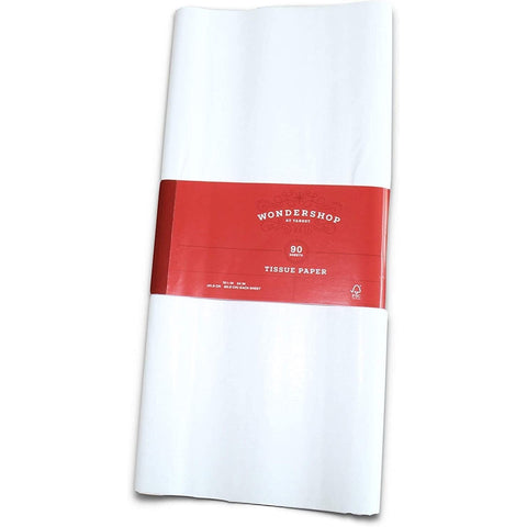 Tissue Paper 90 Sheets White 16 1/2" x 24" Each Sheet by Wondershop for Target