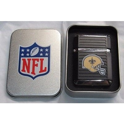 NFL New Orleans Saints Refillable Butane Lighter w/Gift Box by FSO ...