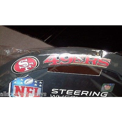 NFL POLY-SUEDE MESH STEERING WHEEL COVER SAN FRANCISCO 49ERS – All