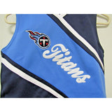 NFL Tennessee Titans Embroidered Girls Cheerleader Top with Dress Set Large 14