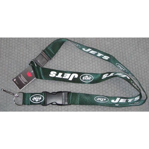 NFL New York Jets Two tone Clip On Keychain Lanyard