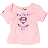 Philadelphia Phillies Infant "MY FIRST TEE" in Blue on  Pink  6/9 MONTHS