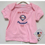 Philadelphia Phillies Infant "My First Tee" in Blue Red on Pink 18M Majestic