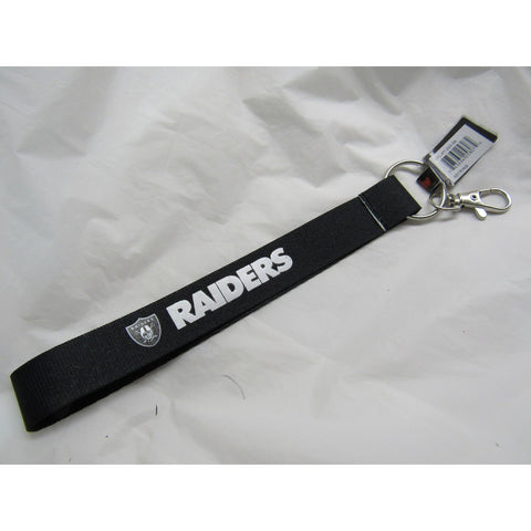 Las Vegas Raiders Football Team Lanyard Key Chain ID Badge 