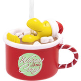 Peanuts Woodstock in a cup of Hot Cocoa "Warm & Cozy" Tree Ornament by Hallmark