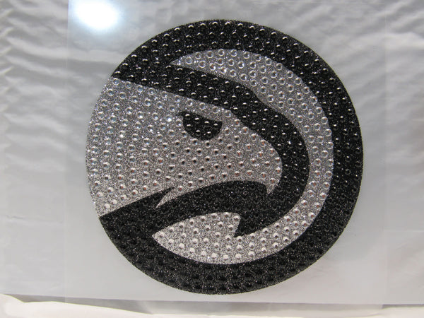 NBA Atlanta Hawks Bling Emblem Adhesive Decal By Team ProMark