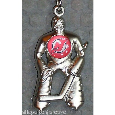 New Jersey Devils hockey puck key ring