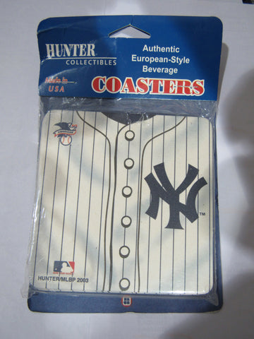 MLB New York Yankees Logo on Jersey Image Thick Paper Coasters 6