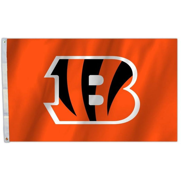 Cincinnati Bengals 3' x 5' Polyester Flag, Pole and Mount