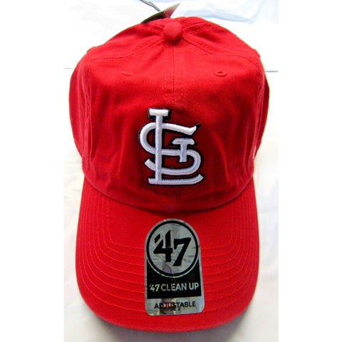 47 St. Louis Cardinals Clean Up Red Adjustable Strap Hat Dad Cap