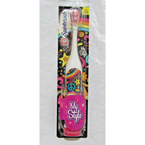 Peace Signs My Style  Kid's SpinBrush Kid's Powered Toothbrush