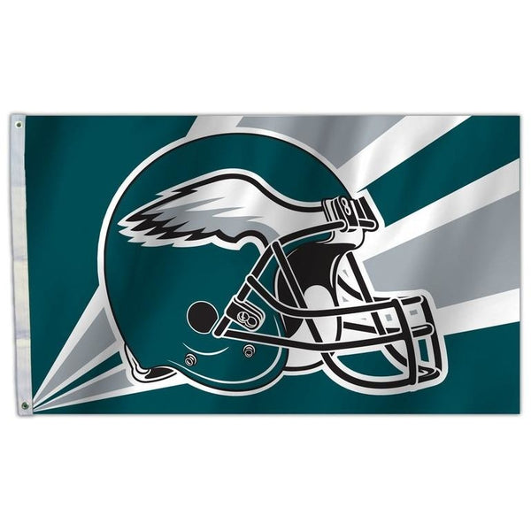 Philadelphia Eagles 3' x 5' Polyester Flag, Pole and Mount